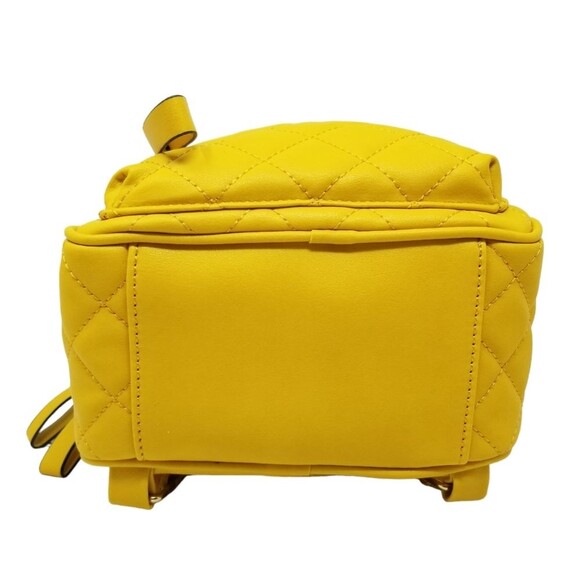 Yellow Quilted Backpack and Wallet set - Picture 7 of 14
